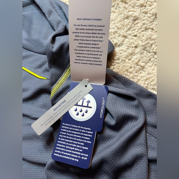 ASICS Men's XL 1/4 Zip Pullover NWT - Picture 2 of 7